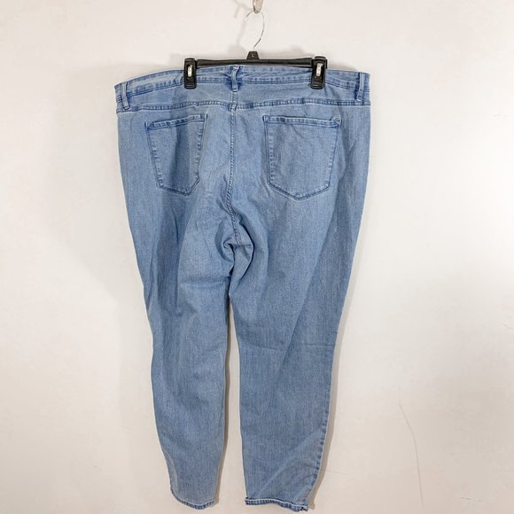 Isaac Mizrahi Light Indigo Zipper Jeans Size 22W - Picture 5 of 6